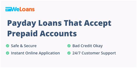 Any Payday Loans That Accept Prepaid Cards